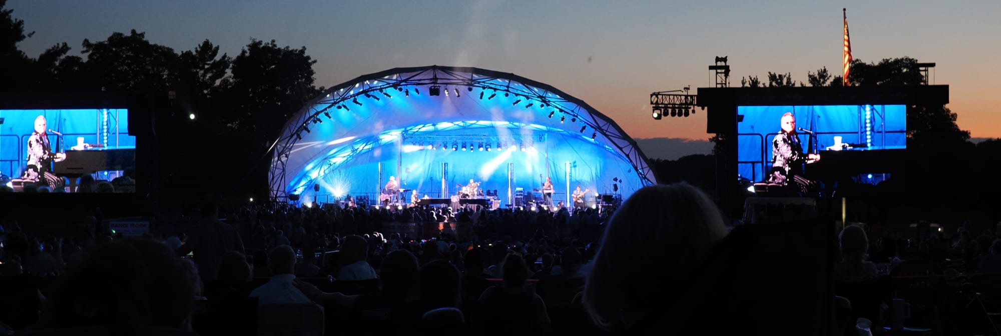 outdoor concert venue at sunset Tallahassee